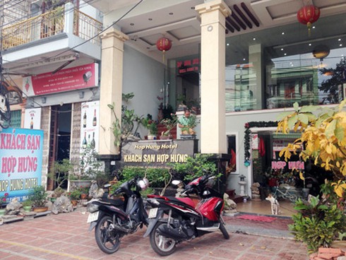 Khách sạn Hợp Hưng nơi xảy ra vụ việc.