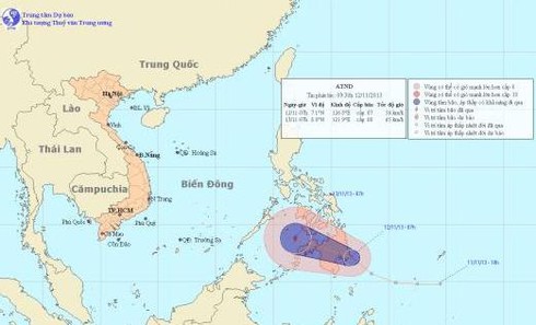 Tin ATNĐ gần Biển Đông mới nhất sáng 12/11: Nguy cơ thành bão - ảnh 1
