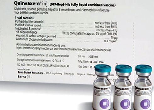 Bình Định: Sức khỏe 2 trẻ cấp cứu sau tiêm vắc-xin Quinvaxem đã ổn định - ảnh 1