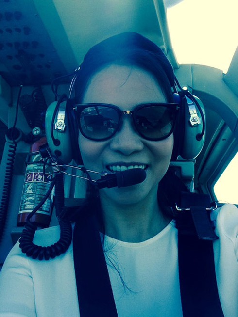 Thu Minh đi trực thăng cùng chồng du ngoạn Nam Phi - ảnh 11