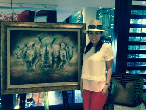 Thu Minh đi trực thăng cùng chồng du ngoạn Nam Phi - ảnh 7