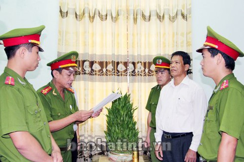 Bắt giam nguyên Giám đốc Công ty TNHH MTV Cao su Hà Tĩnh - ảnh 1