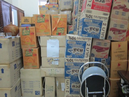 Thanh Hóa: Bắt giữ gần 500 chai rượu lậu - ảnh 1