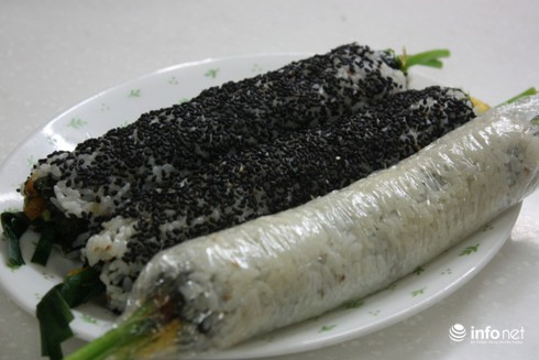 Cách làm cơm cuộn rong biển Hàn Quốc ngon, đơn giản, không dùng mành tre - ảnh 10