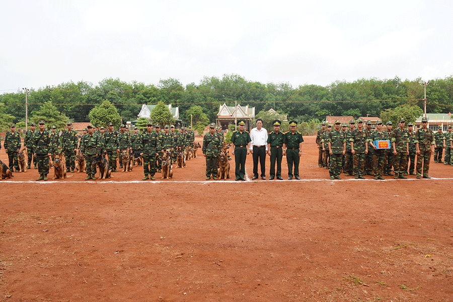 Biểu diễn võ thuật và chó chiến đấu - ảnh 2