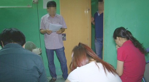 Triệt xóa tụ điểm mại dâm trong nhà trọ - ảnh 1