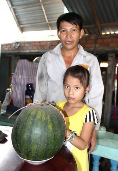 Dưa hấu chưng hơn 6 tháng vẫn xanh - ảnh 1