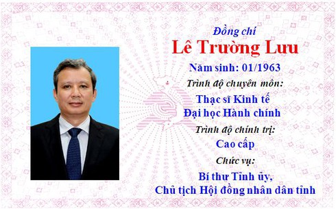 Ông Lê Trường Lưu làm Bí thư Tỉnh ủy Thừa Thiên Huế khóa 15 - ảnh 1