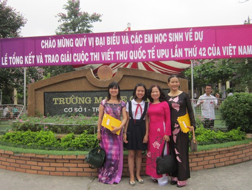 Bí quyết viết thư quốc tế UPU đạt giải cao - ảnh 1