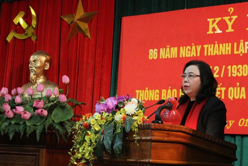 Hà Nội thông báo kết quả Đại hội Đảng 12 đến cán bộ chủ chốt - ảnh 1
