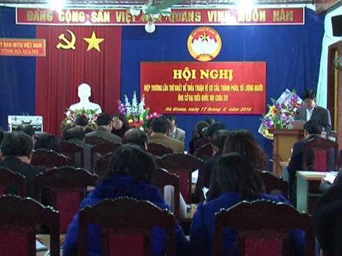 Hà Giang dự kiến giới thiệu 180 ứng viên đại biểu HĐND nhiệm kỳ 2016-2021 - ảnh 1