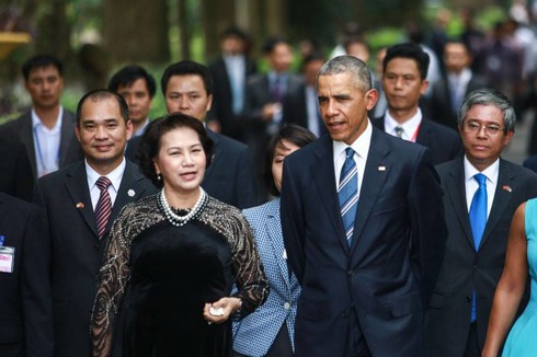 Tổng thống Barack Obama gặp Chủ tịch Quốc hội Nguyễn Thị Kim Ngân - ảnh 1