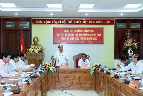 Thủ tướng Nguyễn Xuân Phúc làm việc với lãnh đạo Đắk Lắk - ảnh 1