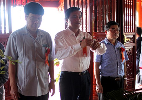 Khánh thành Nhà tưởng niệm GS. TSKH Vũ Đình Cự - ảnh 1