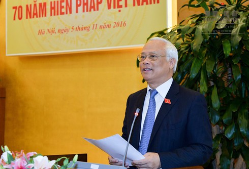 Hội thảo khoa học: 70 năm Hiến pháp Việt Nam - ảnh 1