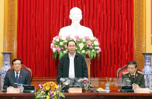 Chủ tịch nước: Chú trọng khâu phát hiện án kinh tế, tham nhũng - ảnh 1