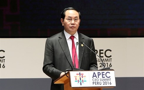 Toàn văn phát biểu của Chủ tịch nước Trần Đại Quang tại phiên bế mạc APEC 2016 - ảnh 1