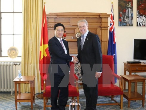 Phó Thủ tướng Phạm Bình Minh thăm chính thức New Zealand - ảnh 1
