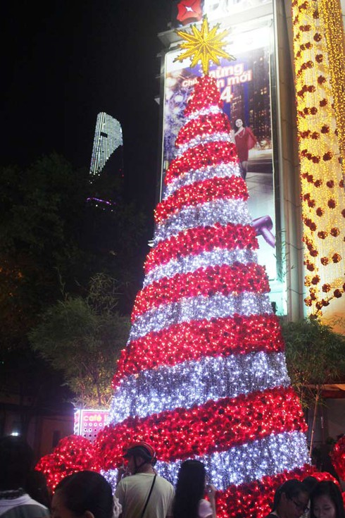 TP.HCM: Đường phố lung linh sắc màu đón Noel và năm mới - ảnh 20