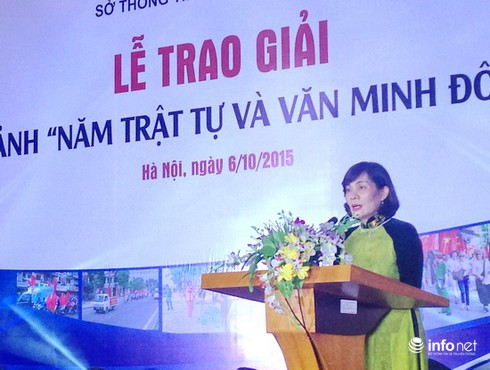 Trao giải Cuộc thi ảnh “Năm trật tự và văn minh đô thị năm 2015” - ảnh 1