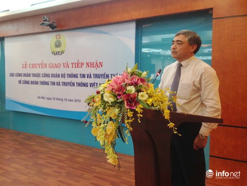 Chuyển giao đơn vị thuộc Công đoàn Bộ TT&TT về Công đoàn TT&TT Việt Nam - ảnh 1