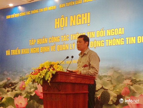 Tập huấn công tác thông tin đối ngoại cho các Bộ, ngành, địa phương - ảnh 1