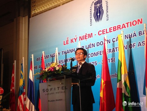 Ông Thuận Hữu được bầu làm Chủ tịch Liên đoàn các nhà báo ASEAN - ảnh 1