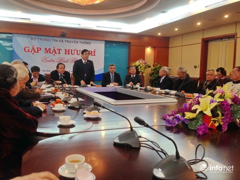 Bộ TT&TT gặp mặt cán bộ hưu trí Xuân Bính Thân - ảnh 1