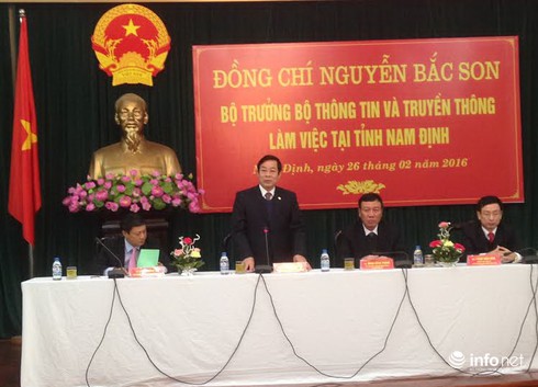 Bộ trưởng TT&TT: Chọn Nam Định làm tỉnh thí điểm Chính phủ điện tử - ảnh 1