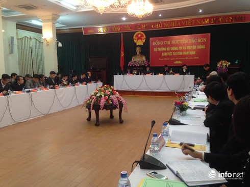 Bộ trưởng TT&TT: Chọn Nam Định làm tỉnh thí điểm Chính phủ điện tử - ảnh 2