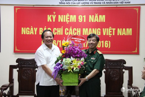 Bộ trưởng Trương Minh Tuấn thăm 4 cơ quan báo chí chủ lực - ảnh 3