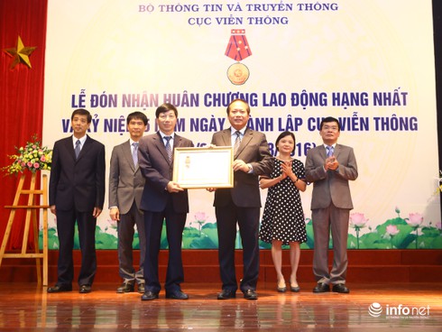Cục Viễn thông đón nhận Huân chương Lao động hạng Nhất - ảnh 1
