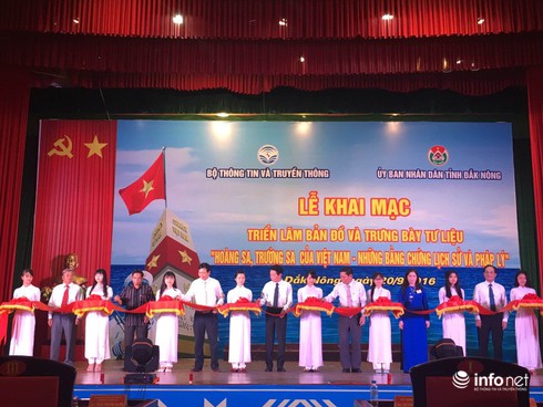 Khai mạc Triển lãm về Trường Sa, Hoàng Sa tại Đăk Nông - ảnh 2