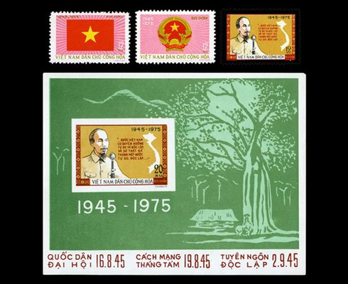Đa dạng mẫu tem bưu chính về chủ đề Quốc khánh 2/9 - ảnh 5