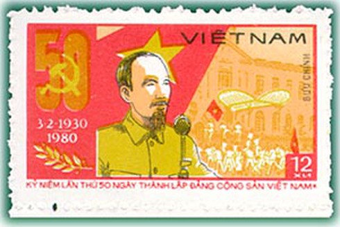 Ngày thành lập Đảng 3/2: Chủ đề chủ đạo của tem bưu chính - ảnh 3