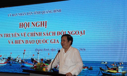 Quảng Bình: Hội nghị tuyên truyền về chính sách đối ngoại và biển đảo - ảnh 1