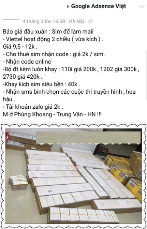 SIM kích hoạt sẵn vẫn mua bán công khai: Nhà mạng đã làm tròn trách nhiệm? - ảnh 2