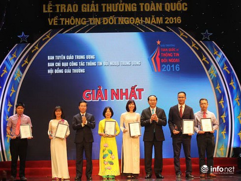 69 tác phẩm đạt Giải thưởng toàn quốc về thông tin đối ngoại năm 2016 - ảnh 1