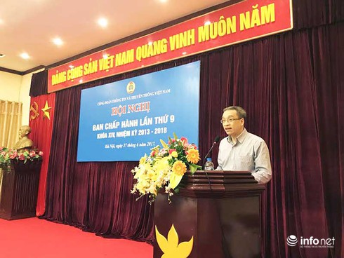 Hội nghị Ban Chấp hành lần 9 khóa XIV Công đoàn TT&TT Việt Nam - ảnh 1