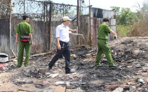 Cháy bãi giữ xe: Hình ảnh khám nghiệm hiện trường - ảnh 5