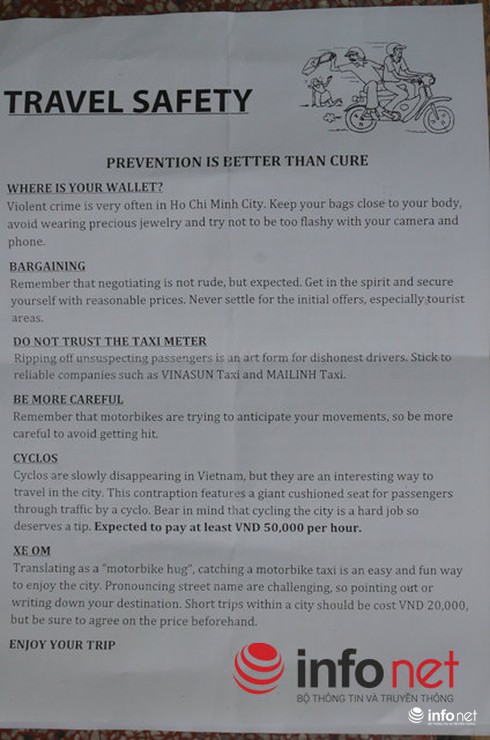 Vụ phát tờ rơi cảnh báo tội phạm ở TP.HCM: Tạm ngưng, chờ chỉ đạo! - ảnh 2