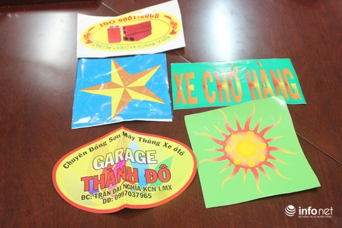 Nghi can cầm đầu đường dây bán logo