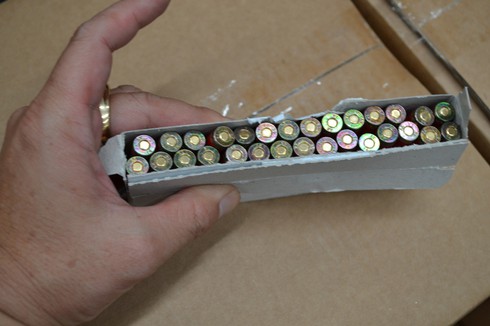 Tịch thu 144.000 viên đạn