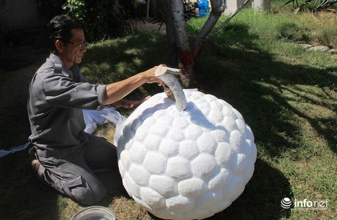 Nghệ nhân gấp rút hoàn thành tiểu cảnh đường hoa Tết Bính Thân - ảnh 14