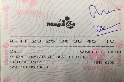 Người trúng giải độc đắc Vietlott 71 tỷ đồng đã nhận giải - ảnh 2