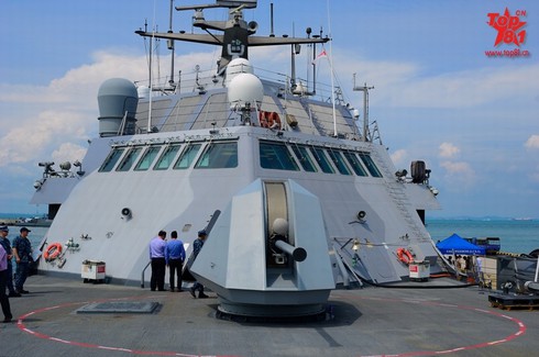 Xem mặt chiến hạm 'hàng hiệu' khắp thế giới tụ họp ở Singapore - ảnh 4