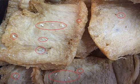 TP.HCM: Rùng mình với thực phẩm chay có dòi - ảnh 2