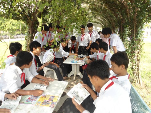 “Thư viện xanh” ra đời nhờ xã hội hóa giáo dục - ảnh 1