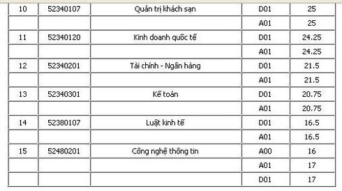 Đại học Ngoại ngữ - Tin học TP.HCM công bố điểm trúng tuyển tạm thời - ảnh 3