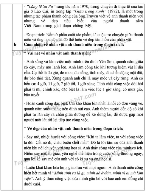 Gợi ý bài giải môn Ngữ văn tuyển sinh lớp 10 TP.HCM - ảnh 4